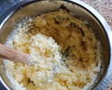 A picture of step 2 of White Butter/Makhan Mishri.