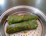 A picture of step 9 of Palak patara (Paalak Roll).