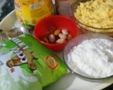A picture of step 2 of Corn Halwa.