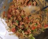 A picture of step 4 of Paneer tikka sandwich.