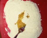 A picture of step 1 of Pineapple mould Pancakes.
