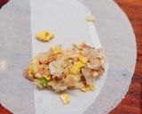 Hình bước làm 2 của món Chả giò bắp