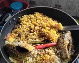 A picture of step 3 of Brown Rice Hilsa Biryani.