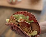 A picture of step 2 of Chicken Tacos with Beetroot Paratha.
