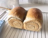 Foto langkah ke 18 dari resep Black Sesame Wholemeal Bread Loaf.