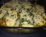 Foto del paso 6 de la receta: Pastel de calabacín relleno y gratinado al horno