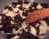 A picture of step 8 of Mu Shu Stir-Fried Fresh Vegetables.