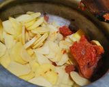 A picture of step 1 of Saucy Aloo🥔🥔.