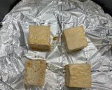 A picture of step 3 of Fried tofu salad.