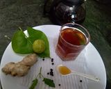A picture of step 1 of Giloy Tea.