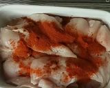 A picture of step 1 of Chicken resipy.