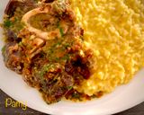 Foto del passaggio 8 della ricetta Risotto alla milanese con ossobuco in gremolada