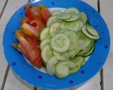 Hình bước làm 1 của món Salads rau mầm thịt bò áp chảo