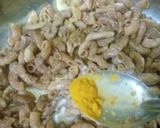 A picture of step 6 of Chinese cheese crispy macaroni.