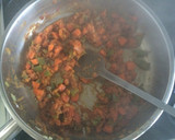 A picture of step 2 of Mushroom Veg Masala.