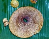 A picture of step 5 of Millet Adai.