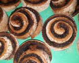 Csokis-kakaós csiga recept fázis 3 fotója