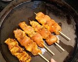 A picture of step 7 of Zaatar Chicken Tandoori Satay.