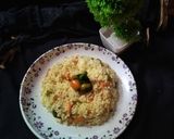 A picture of step 3 of Vegetable fried rice.