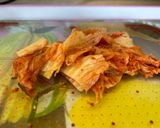 Hình bước làm 3 của món Bạch Tuộc Trộn Kim Chi
