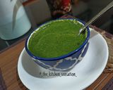 A picture of step 3 of Coriander - mint chutney.