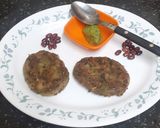 A picture of step 7 of Rajma kebab.