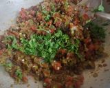 A picture of step 2 of Masala pav.