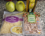 Foto del paso 1 de la receta: Pizza de pollo y manzanas