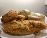 A picture of step 5 of Buttermilk Fried Chicken!.