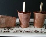 Foto del paso 9 de la receta Polos de natillas de chocolate sin huevo (con y sin Tmx)
