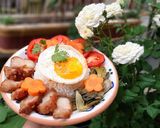 Hình bước làm 2 của món Cơm thịt chiên giòn