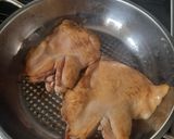 Hình bước làm 1 của món Đùi gà sốt teriyaky