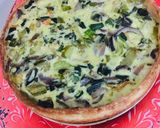 Foto del paso 6 de la receta: QUICHE DE PUERROS MUY CREMOSA 🎊😋😋🎉🤩🫶🏽🎊