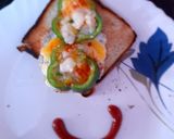 बेल पप्पेर सनी साइड अप(bell pepper sunny side up recipe in Hindi) रेसिपी चरण 5 फोटो