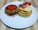 Foto langkah ke 8 dari resep Pancake (Vanilla & Coklat).
