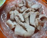 Hình bước làm 1 của món Canh bí xanh nấu lòng gà