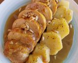 Foto del paso 10 de la receta: Pollo relleno de bacon y brie en salsa de vermut