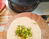 A picture of step 5 of GREEN GARLIC PARATHA (Sindhi style Hara lahsun paratha).