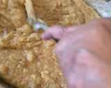 A picture of step 6 of Moong dal halwa.