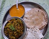 A picture of step 7 of Tindora masala.