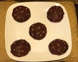 A picture of step 5 of Eggless Tutti Frutti Red Velvet Cookies.
