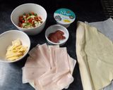 Foto del paso 1 de la receta: Quiché de fiambres, queso Skyr y huevo