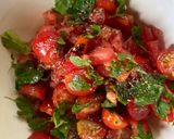 A picture of step 1 of Italian Appetiser - Tomato Basil Bruschetta.