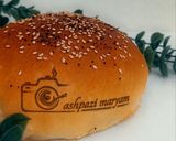 عکس مرحله 14 از دستور نان باگت و همبرگر بدون تخم مرغ 🥖🍔