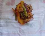 Foto del paso 5 de la receta: Obleas de arroz rellenas 🌯 de verduras con mojo picón 🌶️🌶️🌶️