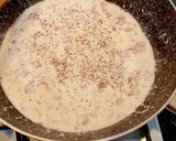 Foto del passaggio 7 della ricetta Farfalle alla crema di ricotta e bresaola con pistacchi al profumo di limone