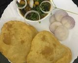 A picture of step 11 of Chole bhature.