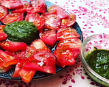 Foto del paso 3 de la receta: Tomate azul con pesto de pistachos 🍅🍅🍅🍅