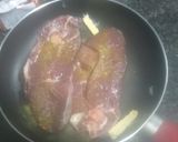 A picture of step 2 of Grilled Springbok chops.