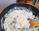 Foto langkah ke 6 dari resep Mac and Cheese Muffins (with prawn and smoked beef).